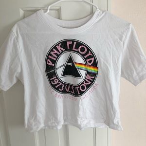 Forever 21 Pink Floyd Cropped Tee